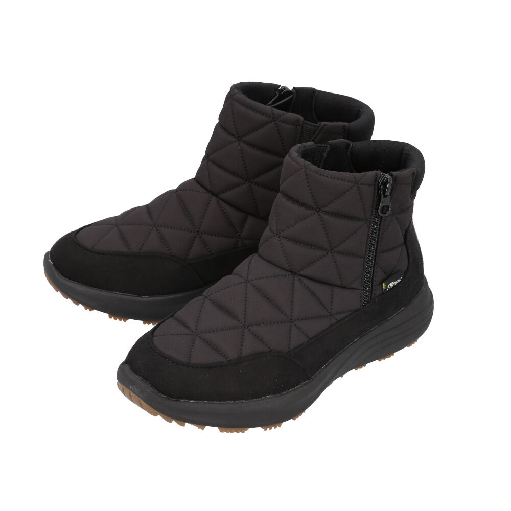 BACKYARD FAMILY「パンジー Pansy ブーツ PF3166 通販 レディース 靴 3E ショートブーツ シューズ」|ショートブーツ|ブラック1