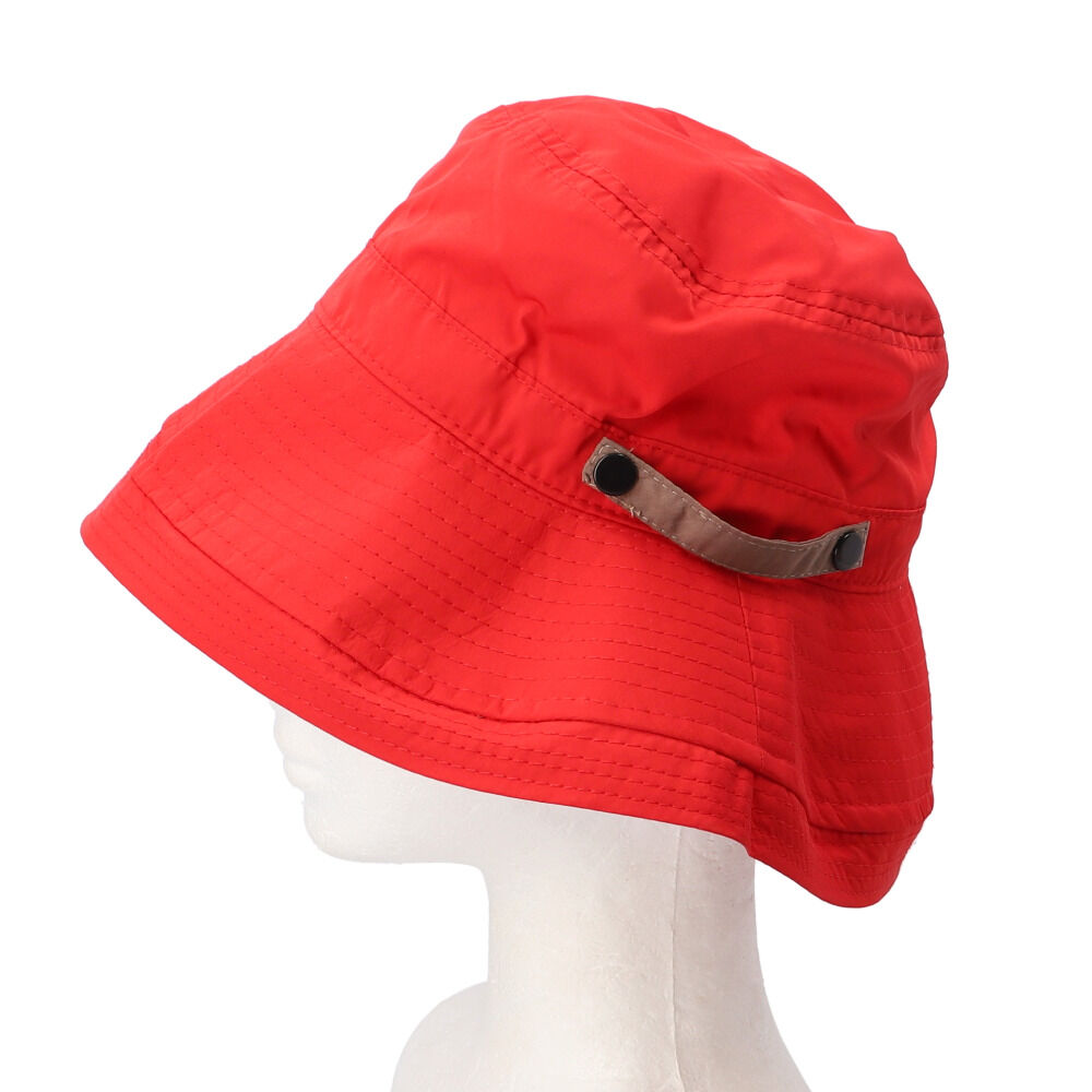 BACKYARD FAMILY「サファリハット おしゃれ 通販 アドベンチャーハット 帽子 ハット つば広 UV帽子 帽子 ぼうし」|ハット|レッド1