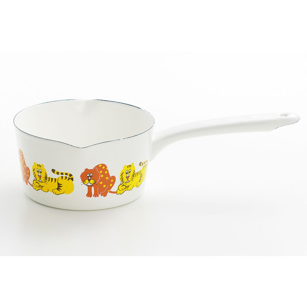 BACKYARD FAMILY「ミルクパン ホーロー アデリアレトロ 通販 琺瑯 ほうろう ホーロー鍋 琺瑯鍋 片手鍋 IH対応」|食器・キッチングッズ|ホワイト1