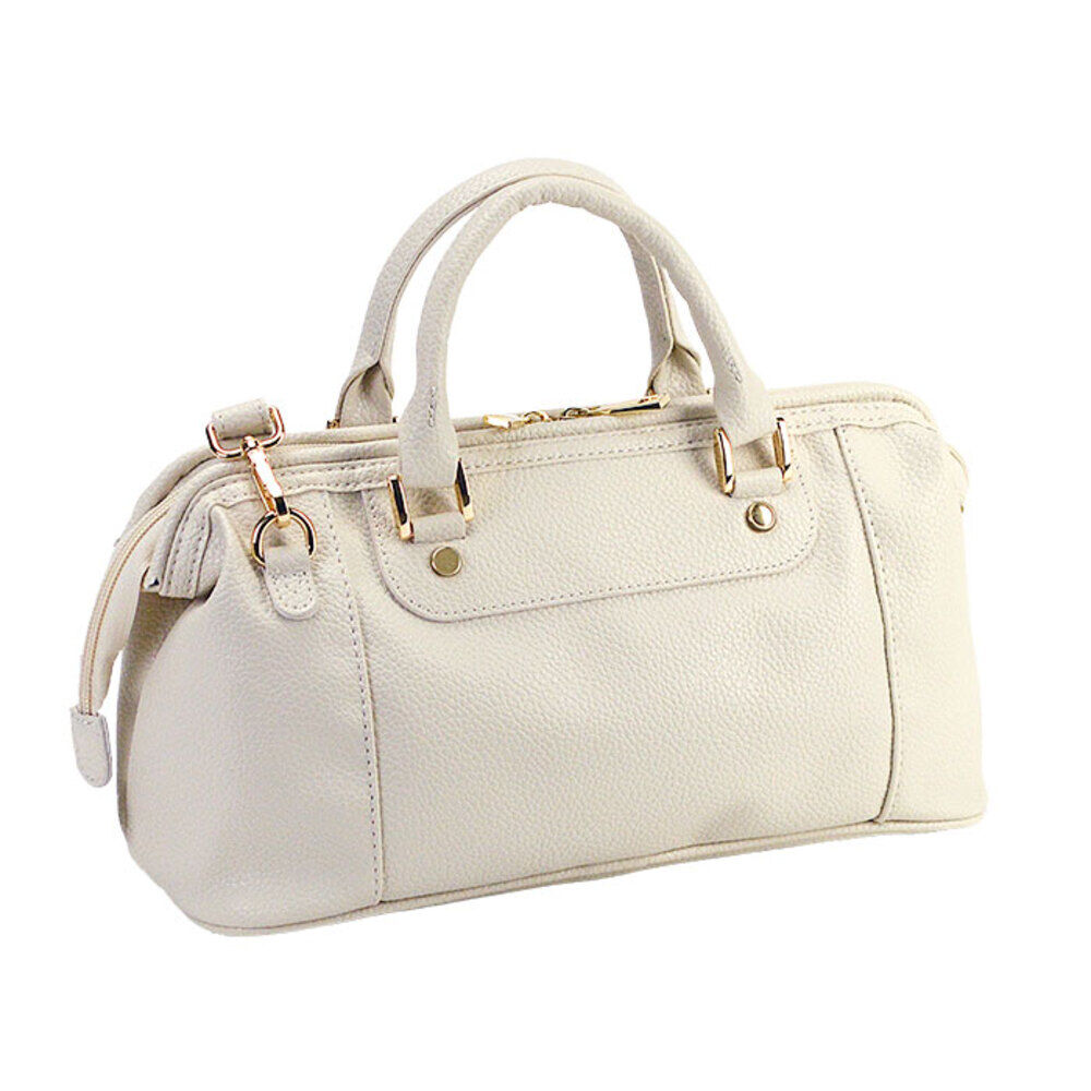 BACKYARD FAMILY「ショルダーバッグ レディース 斜めがけ 通販 ショルダーバック ミニボストンバッグ」|ショルダー・メッセンジャー|ホワイト1