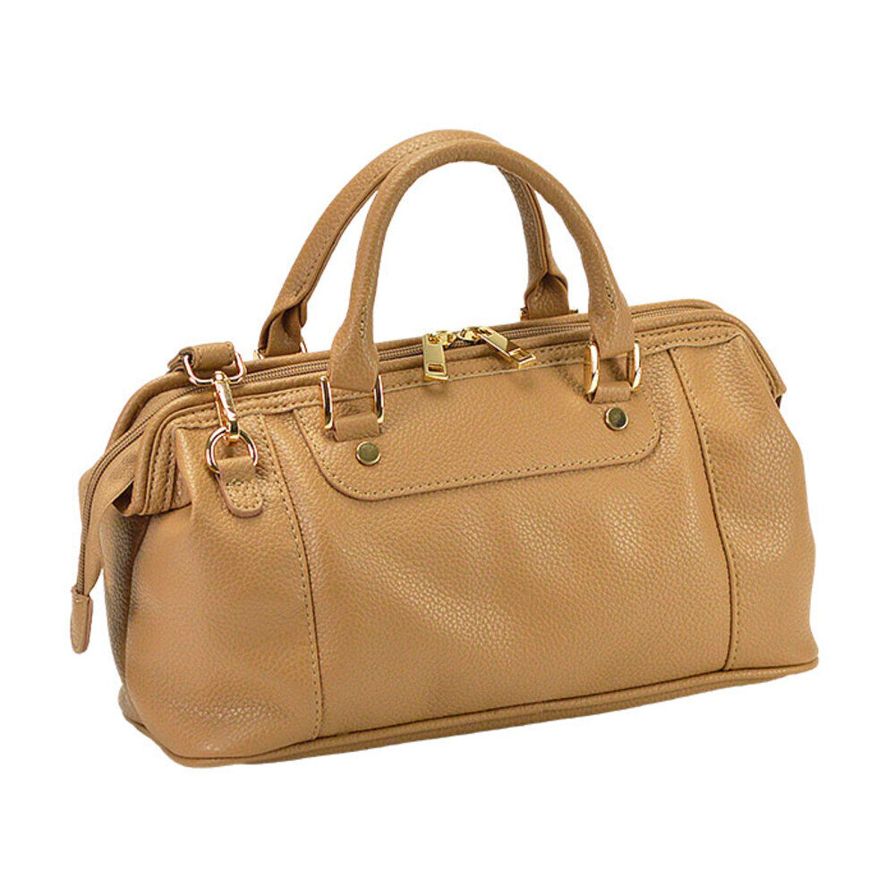 BACKYARD FAMILY「ショルダーバッグ レディース 斜めがけ 通販 ショルダーバック ミニボストンバッグ」|ショルダー・メッセンジャー|ブラウン1