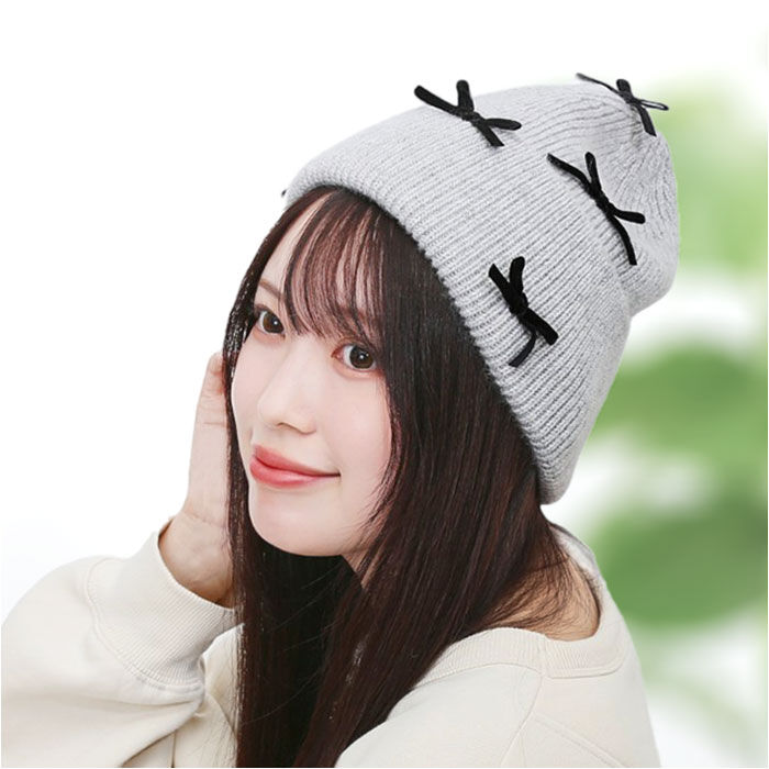 BACKYARD FAMILY「ニット帽 レディース 通販 ニットキャップ 帽子 キャップ ニット帽子 秋冬 冬小物 かわいい」|ニット帽|