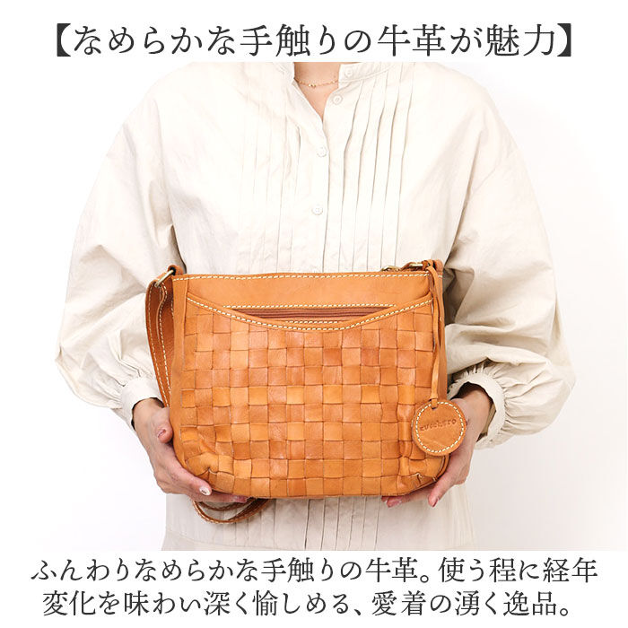 BACKYARD FAMILY「zucchero ズッケロ ショルダーバッグ 49868 通販 ショルダーバック 斜めがけ 革」|ショルダー・メッセンジャー|