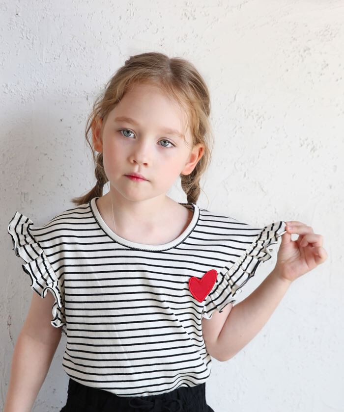 BACKYARD FAMILY「キッズ Tシャツ 半袖 女の子 通販 カットソー 73022401 半袖Tシャツ 夏服 フリル」|その他|