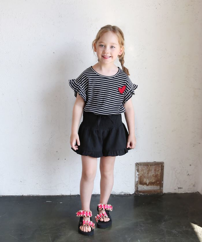 BACKYARD FAMILY「キッズ Tシャツ 半袖 女の子 通販 カットソー 73022401 半袖Tシャツ 夏服 フリル」|その他|