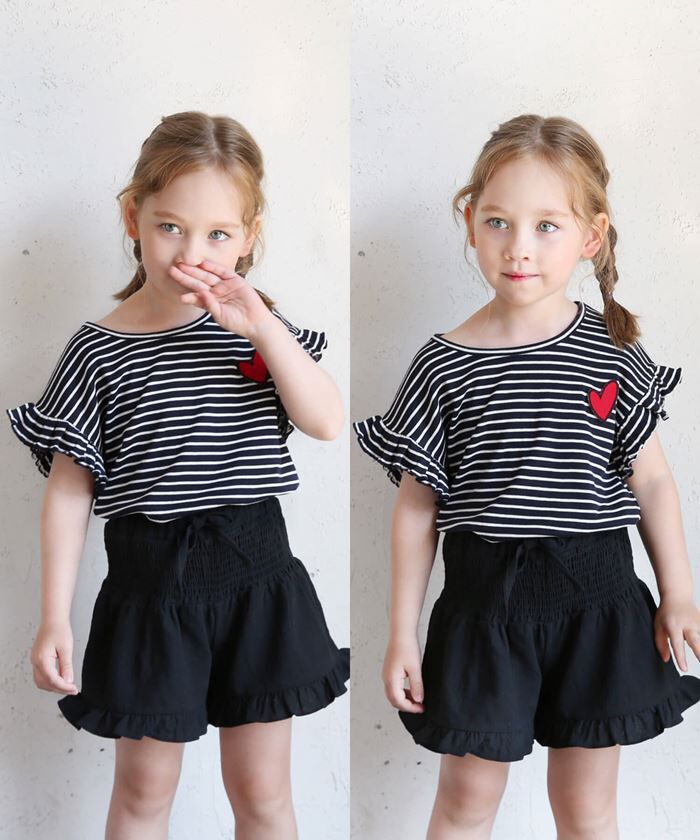 BACKYARD FAMILY「キッズ Tシャツ 半袖 女の子 通販 カットソー 73022401 半袖Tシャツ 夏服 フリル」|その他|