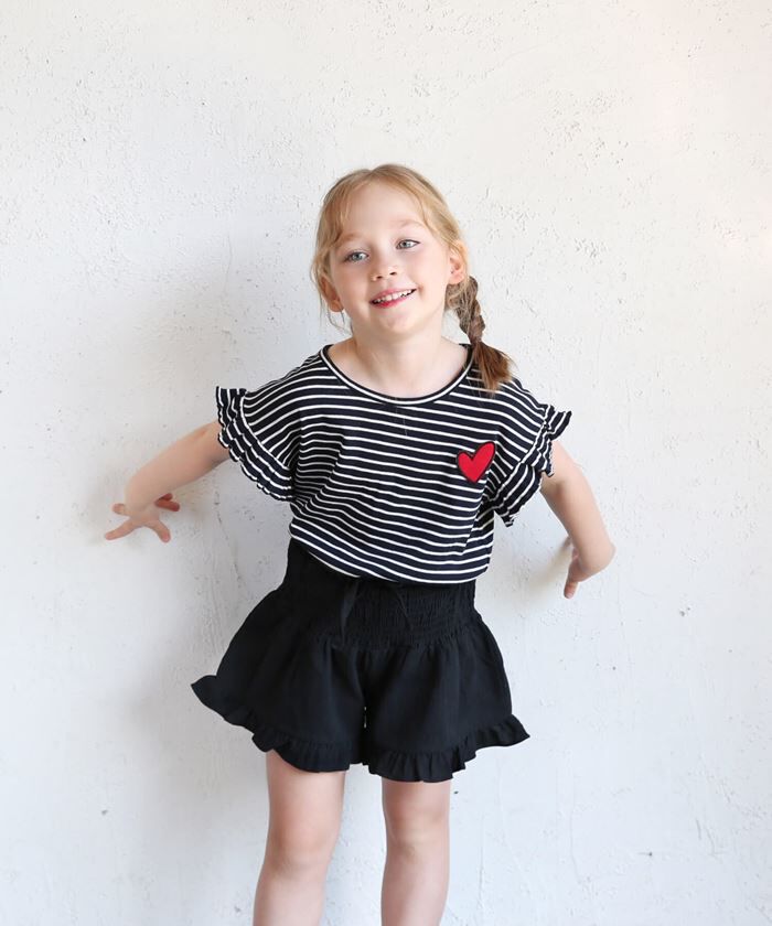 BACKYARD FAMILY「キッズ Tシャツ 半袖 女の子 通販 カットソー 73022401 半袖Tシャツ 夏服 フリル」|その他|