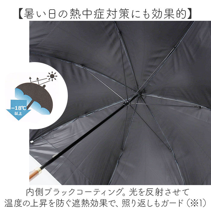 BACKYARD FAMILY「晴雨兼用傘 長傘 遮熱 通販 傘 晴雨兼用 一級遮光 日傘 雨傘 かさ カサ 55cm 55センチ」|傘|