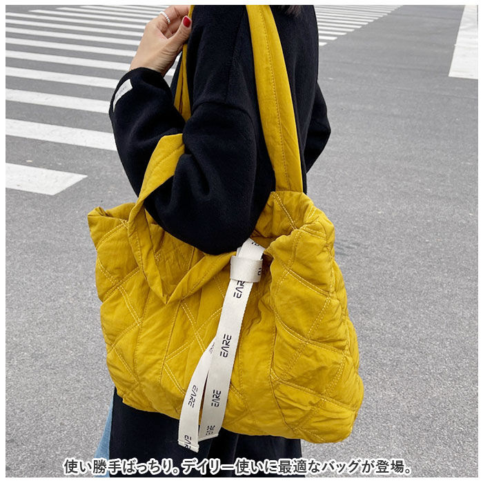 BACKYARD FAMILY「軽量 キルティング トートバッグ 好評 トート バッグ トートバック マザーズバッグ レディース」|トートバッグ|