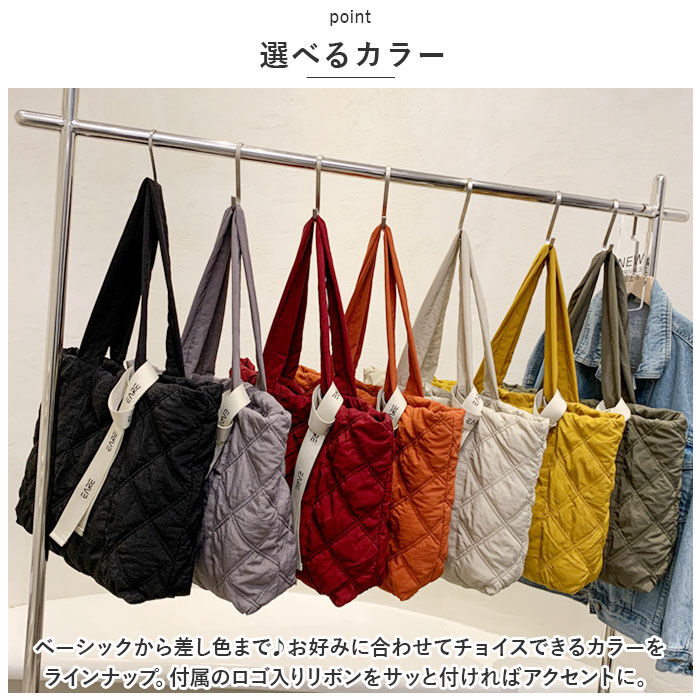 BACKYARD FAMILY「軽量 キルティング トートバッグ 好評 トート バッグ トートバック マザーズバッグ レディース」|トートバッグ|