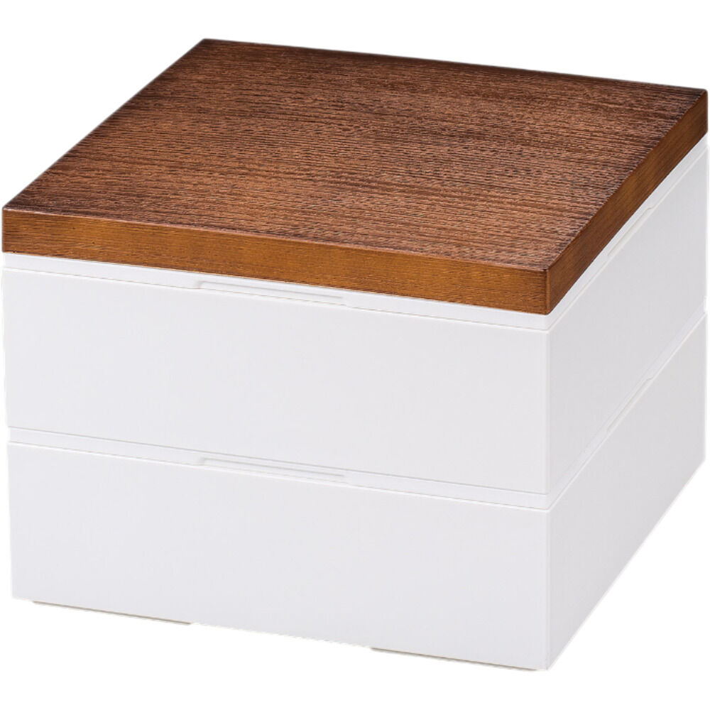 BACKYARD FAMILY「NH home エヌエイチホーム 弁当箱 二段 通販 日本製 国産 お重箱 重箱 御重」|食器・キッチングッズ|ブラウン2