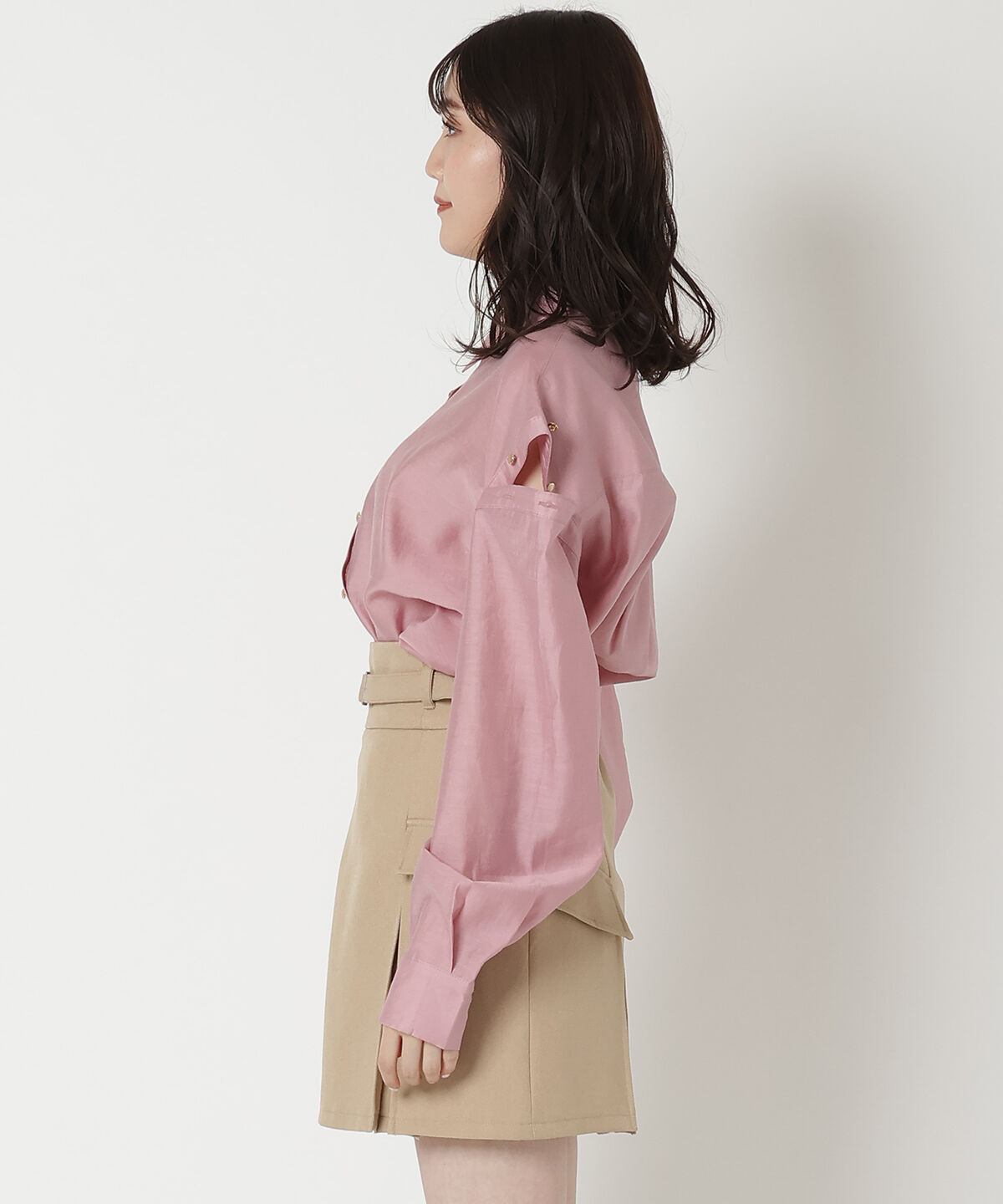 REDYAZEL「オープンショルダーシャツ」|シャツ・ブラウス|