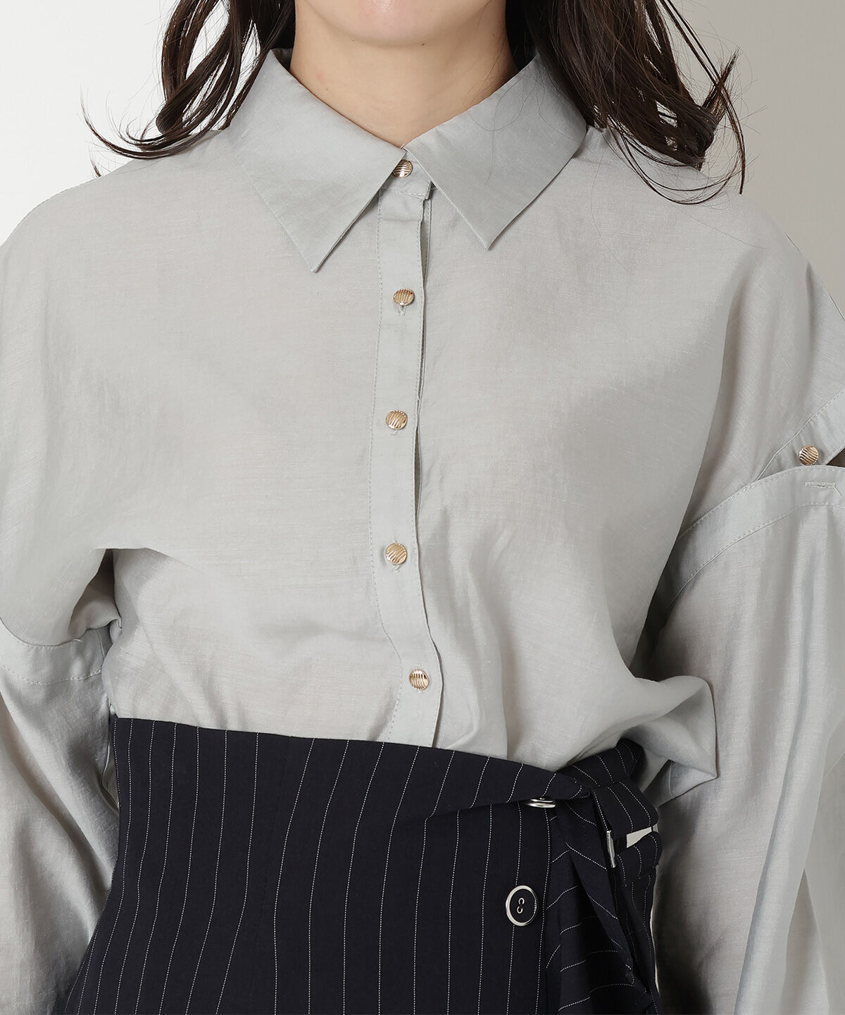 REDYAZEL「オープンショルダーシャツ」|シャツ・ブラウス|