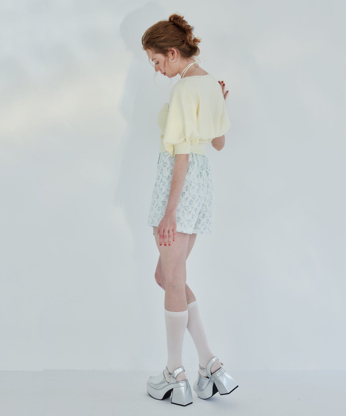 REDYAZEL「フラワーレーススカショーパン」|キュロット|