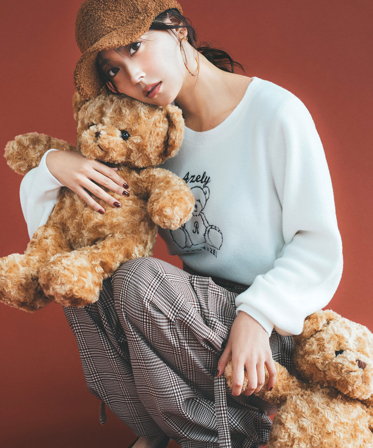 REDYAZEL「Azelyフラッフィニットプルオーバー」|ニット・セーター|