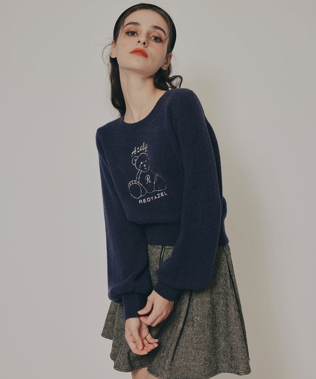 REDYAZEL「Azelyフラッフィニットプルオーバー」|ニット・セーター|