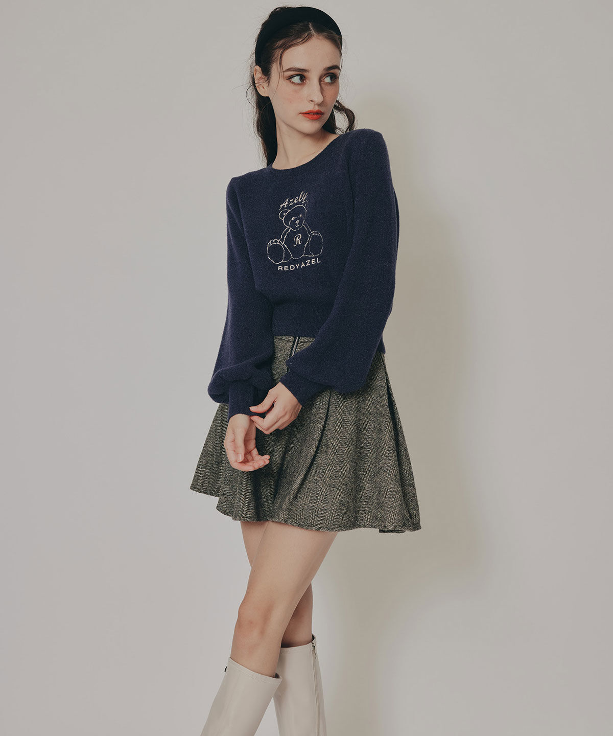 REDYAZEL「Azelyフラッフィニットプルオーバー」|ニット・セーター|