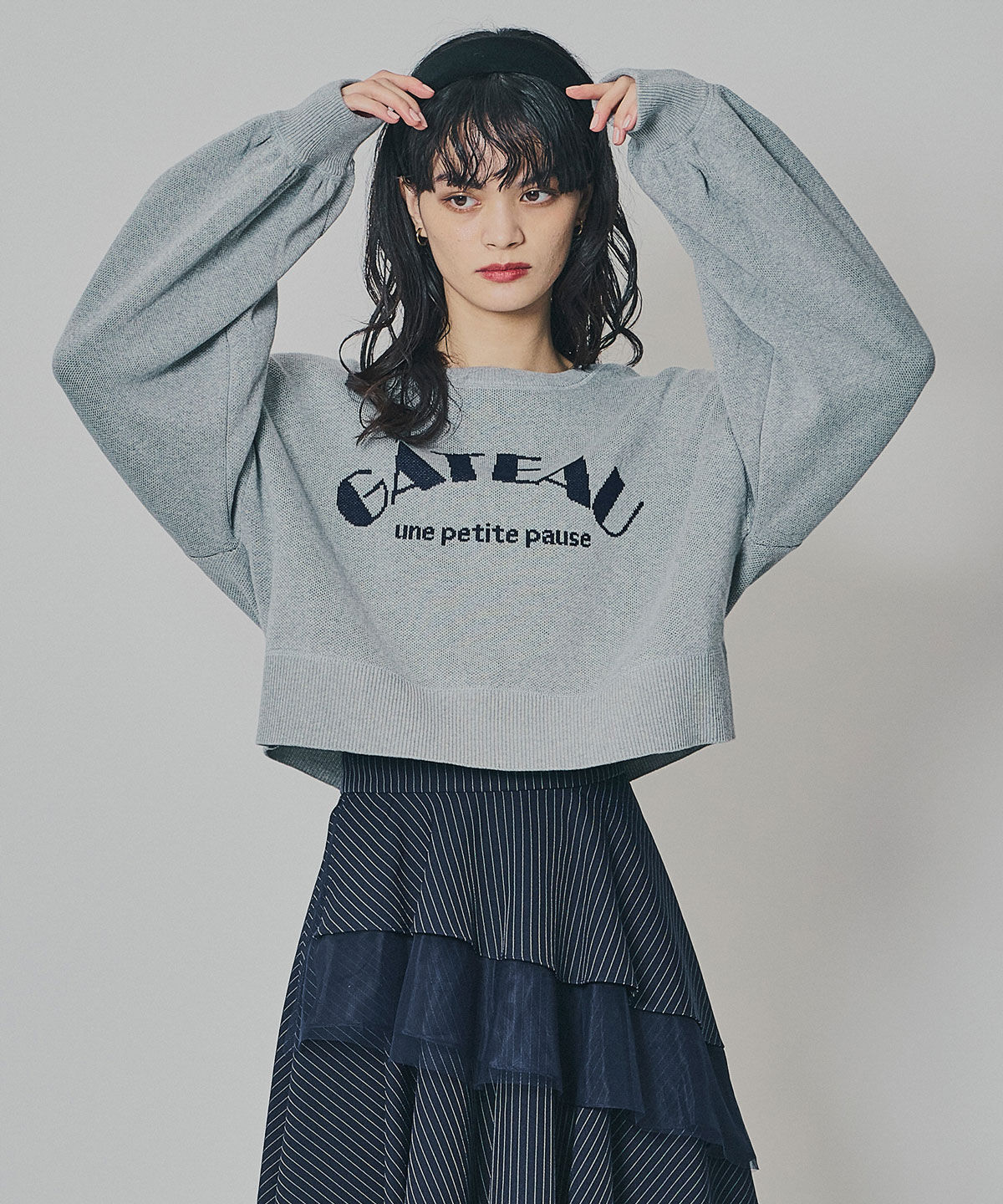 REDYAZEL「スウェットライクジャガードニット」|ニット・セーター|