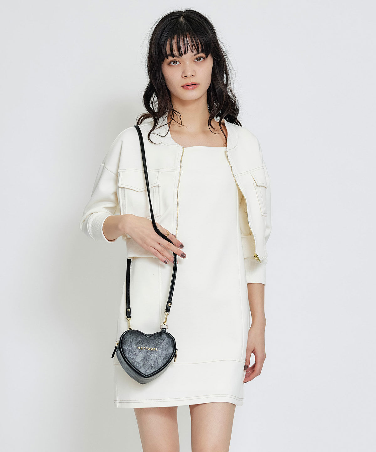 REDYAZEL「Love Me Heart モチーフ2WAYミニショルダーバッグ」|ショルダー・メッセンジャー|