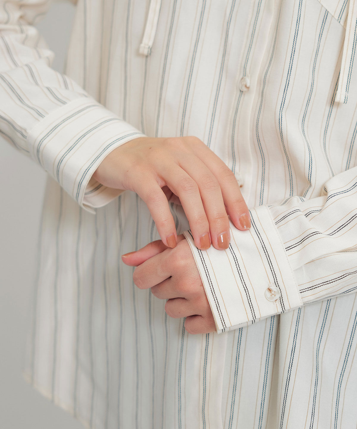 REDYAZEL「Azelyハートストライプフードシャツブラウス」|シャツ・ブラウス|