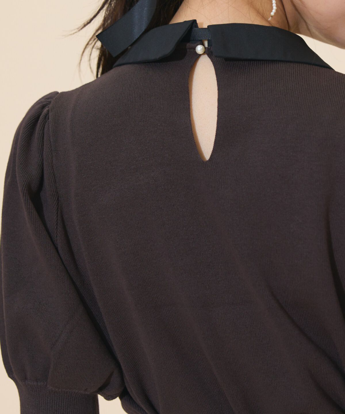 WILLSELECTION「レースラッフルプルオーバー」|ニット・セーター|