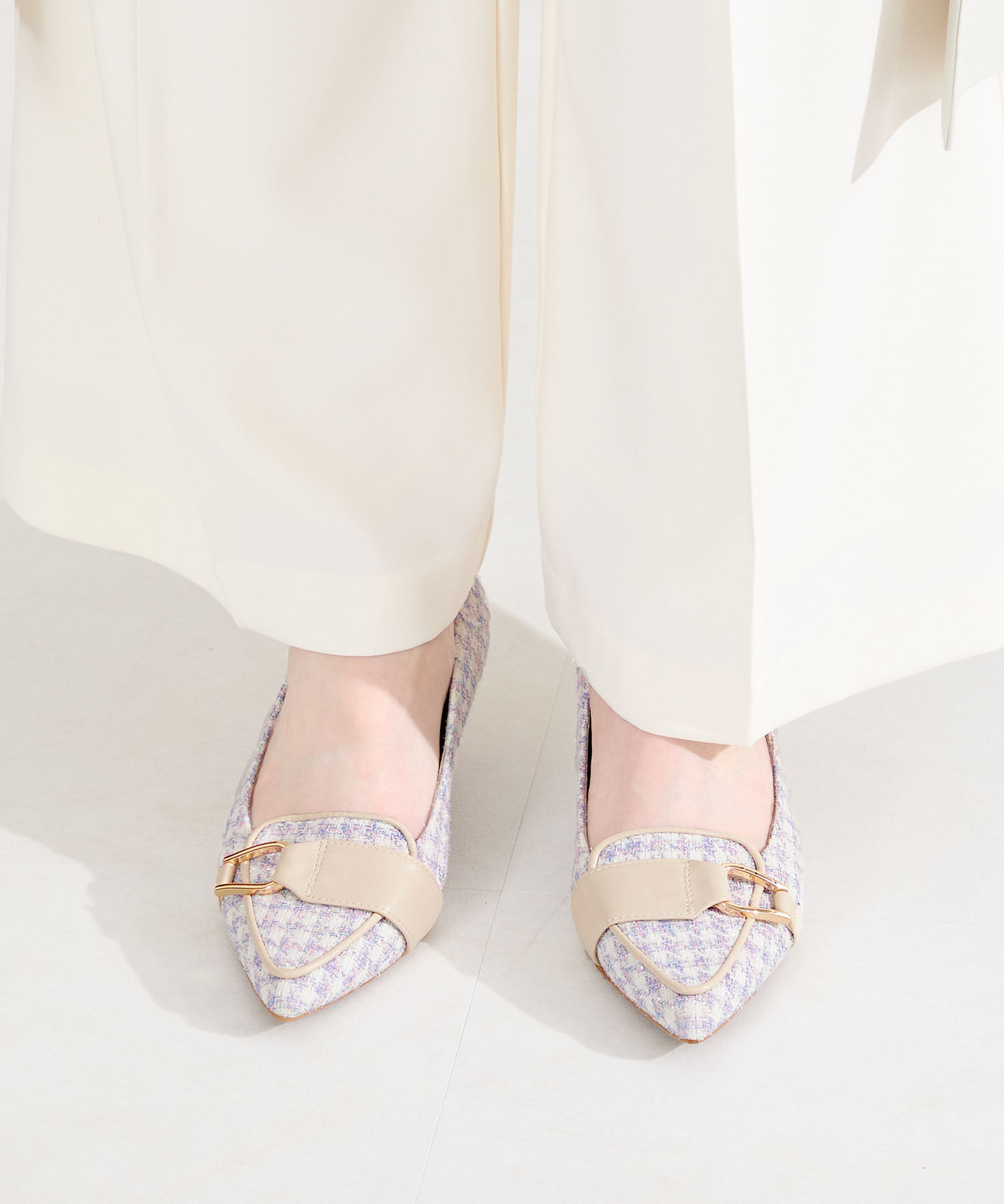 WA Oriental TRaffic「●2026春夏新作●サイド バックル ポインテッドトゥ パンプス /62104」|パンプス|