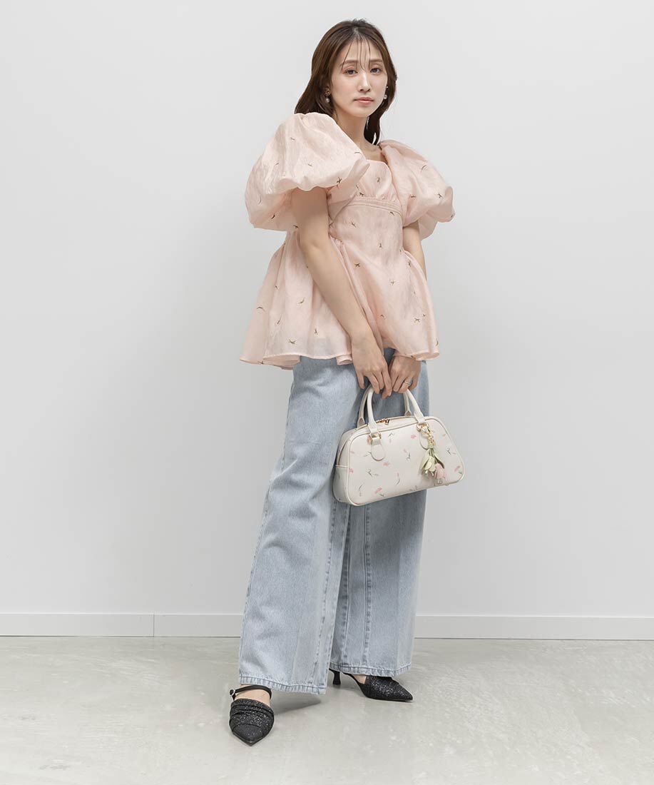  「シアーギャザーミュールパンプス」|パンプス|