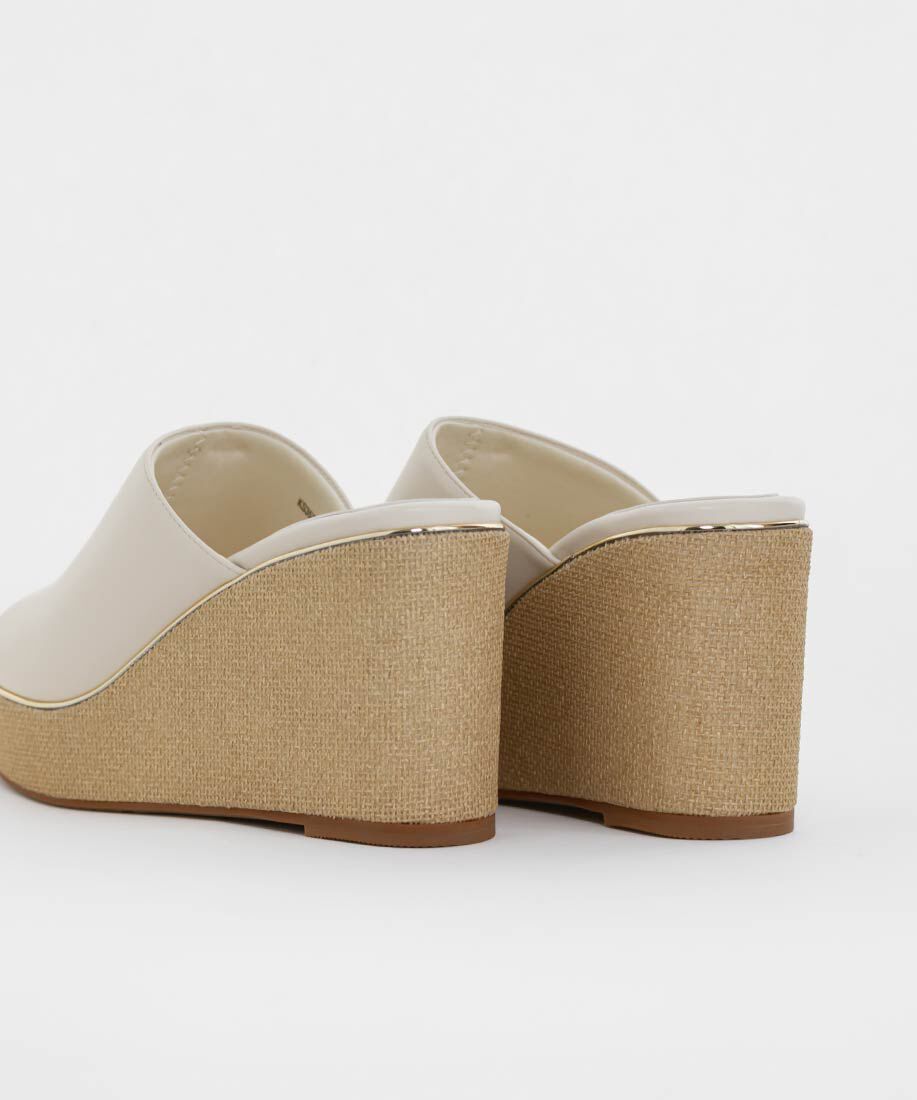  「ベーシックミュールウェッジサンダル」|パンプス|