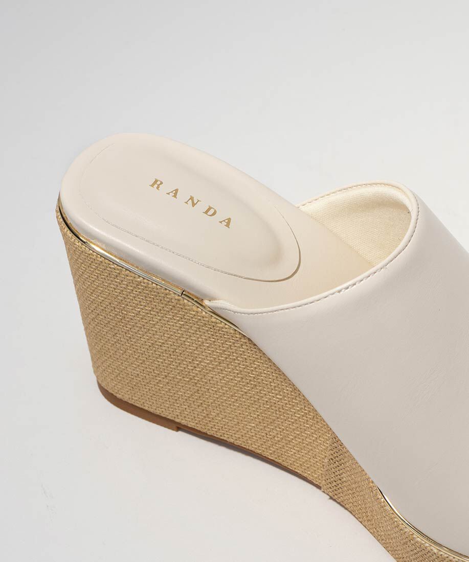  「ベーシックミュールウェッジサンダル」|パンプス|