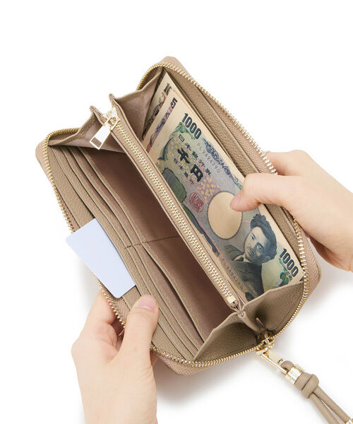 TOPKAPI TREASURE「【TREASURE TOPKAPI】シュリンクレザー ラウンド 長財布」|財布|