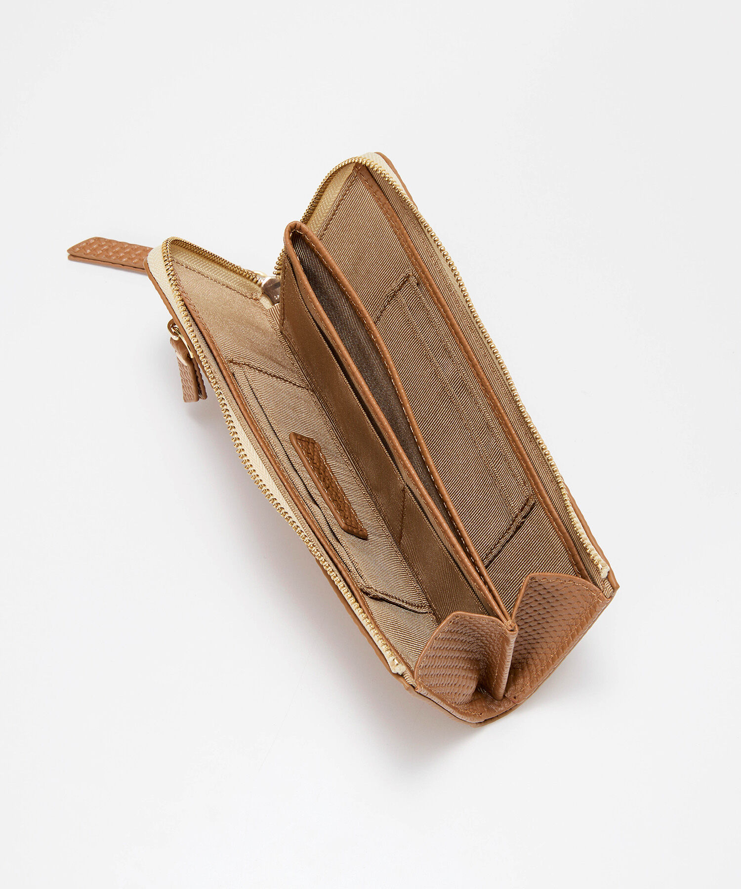 TOPKAPI BREATH「【TREASURE TOPKAPI】クロスエンボス レザー L字ファスナー 長財布」|財布|