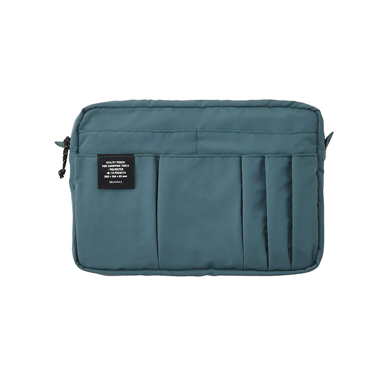 DELFONICS「インナーキャリング スタッドM」|ショルダー・メッセンジャー|ダークグリーン