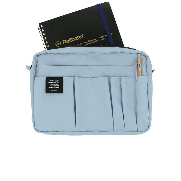 DELFONICS「インナーキャリング スタッドM」|ショルダー・メッセンジャー|ライトブルー