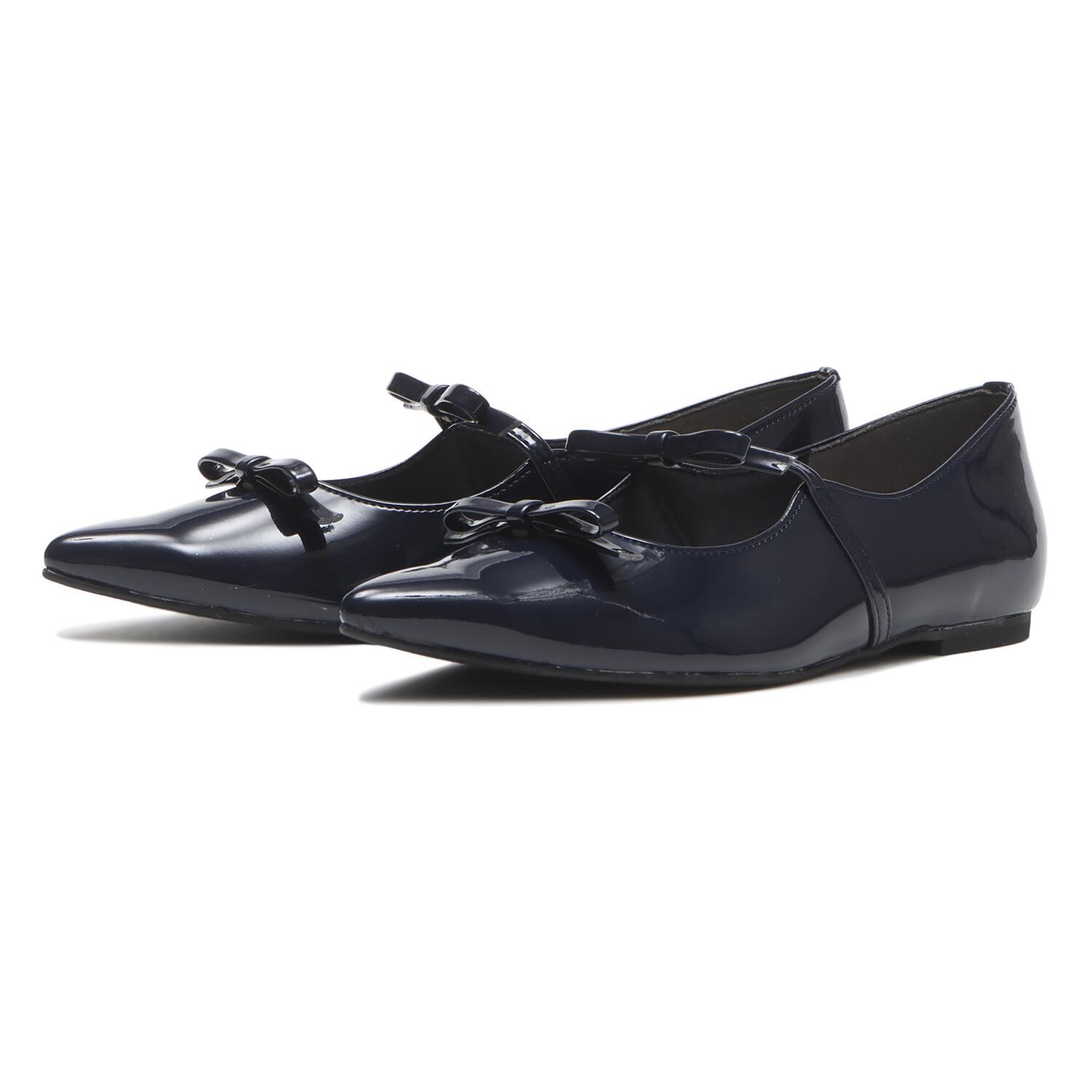 JOLI ENCORE「【JOLI ENCORE(TH)】W-RIBBON FLAT 1」|パンプス|