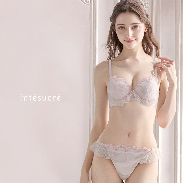 intesucre「アンテシュクレ 毎日フィットブラ ぴったり丸胸タイプ ブラセット B-F/65-75 IBT381S」|インナー|
