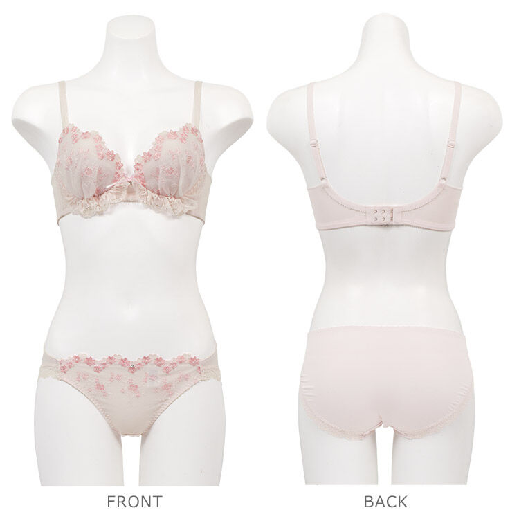 intesucre「アンテシュクレ 毎日フィットブラ ぴったり丸胸タイプ ブラセット B-F/65-75 IBT381S」|インナー|