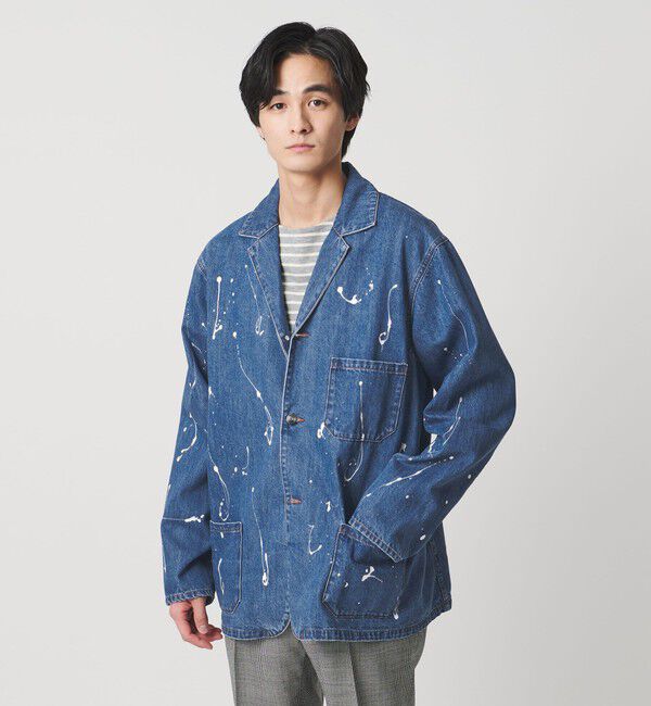 UNITED ARROWS「【別注】＜WESCOT＞ スプラッシュ ペイント デニム カバーオール」|その他|