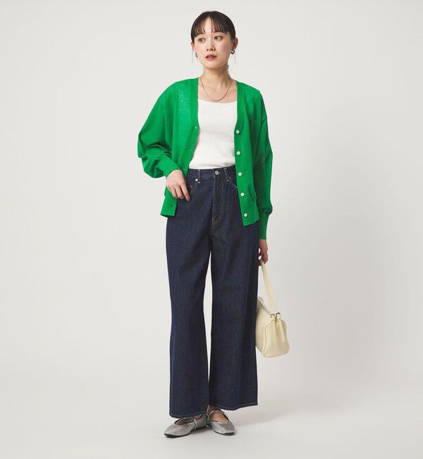 UNITED ARROWS green label relaxing「［size SHORT/TALLあり］ワイド デニム パンツ」|デニム|