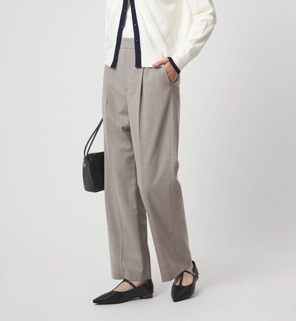 UNITED ARROWS green label relaxing「［size SHORT/TALLあり］カチリラ ストレート パンツ ウォッシャブル ストレッチ」|スラックス|