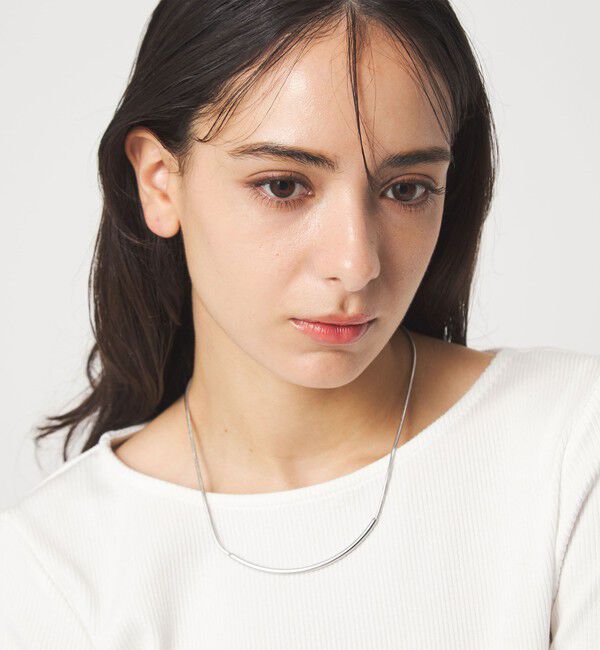UNITED ARROWS green label relaxing「スネークチェーン チョーカー ネックレス」|ネックレス|SILVER