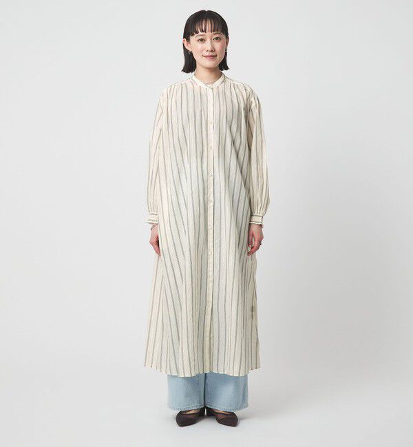 UNITED ARROWS green label relaxing「ギャザー シャツワンピース」|ワンピース|