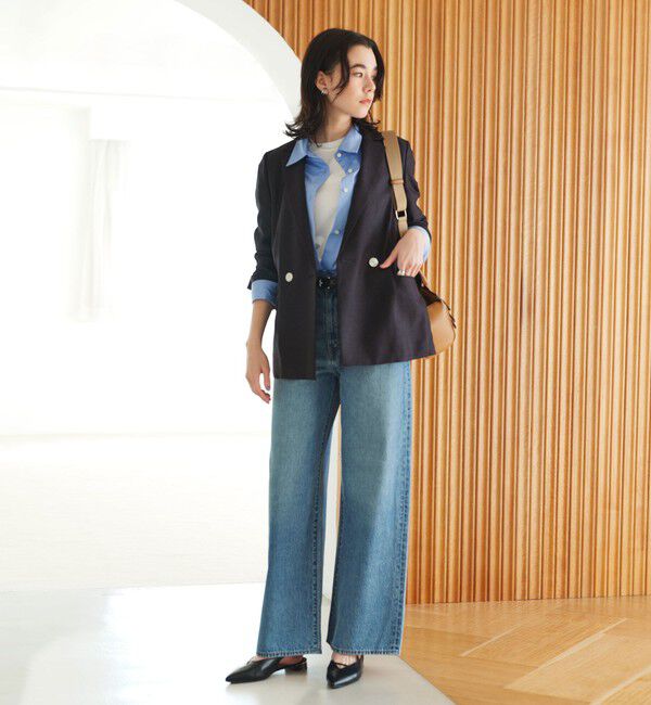 UNITED ARROWS green label relaxing「［size SHORTあり］リネンライク 2B ジャケット」|テーラードジャケット|