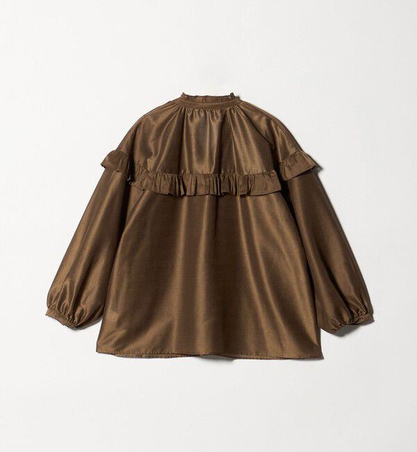 UNITED ARROWS green label relaxing「カールマイヤー ヨーク フリル ブラウス マシンウォッシャブル 通気性」|シャツ・ブラウス|