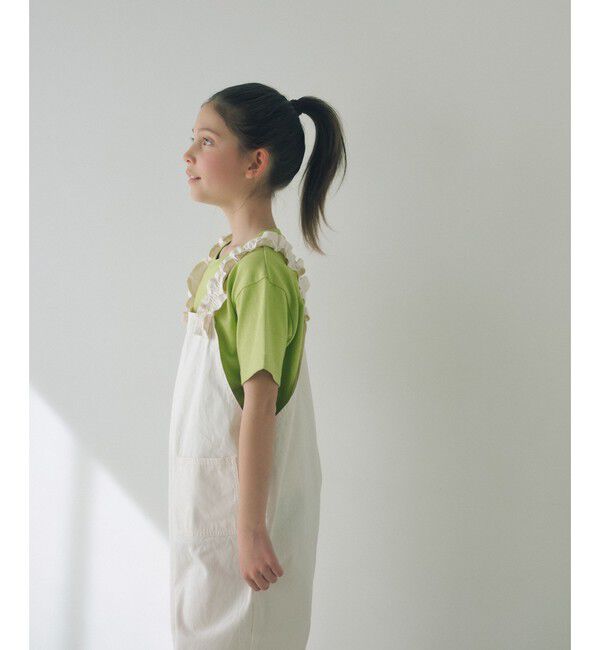 UNITED ARROWS green label relaxing「ツイル フリル サロペット / キッズ  140cm-160cm」|ワンピース|