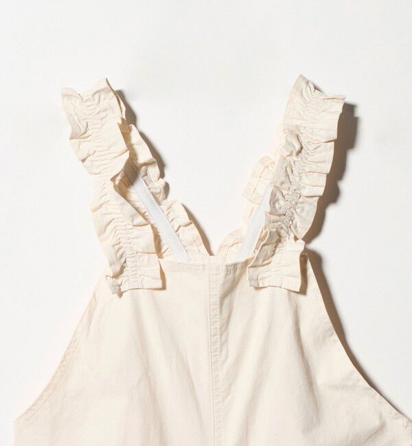 UNITED ARROWS green label relaxing「ツイル フリル サロペット / キッズ  140cm-160cm」|ワンピース|