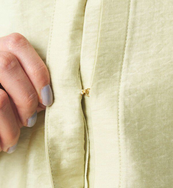 UNITED ARROWS green label relaxing「［size SHORTあり］fleurie(フルリー) シアー ノーカラー ジャケット 接触冷感」|ノーカラージャケット|