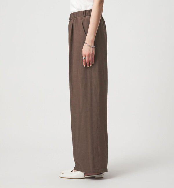 UNITED ARROWS green label relaxing「［size SHORTあり］【WEB限定】＜at ease＞ドロスト ワイド パンツ」|その他|