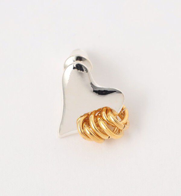 BEAUTY&YOUTH UNITED ARROWS「＜LAPUIS＞Coil Heart ピアス」|ピアス|