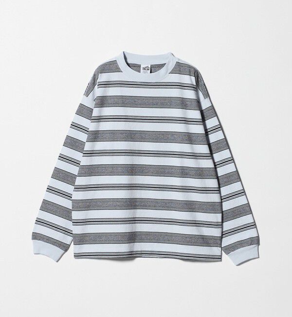 BEAUTY&YOUTH UNITED ARROWS「12oz ヘビーウェイト ボーダー クルーネック カットソー」|Tシャツ・カットソー|
