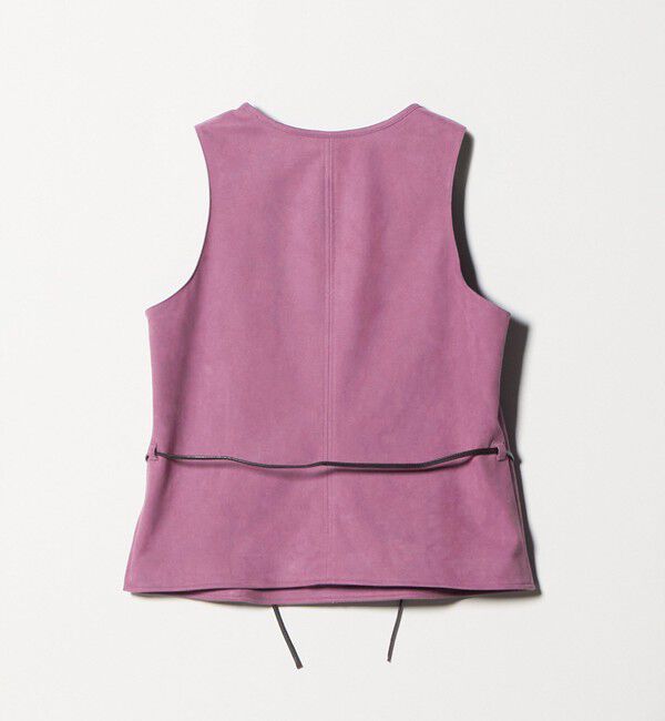 ATTISESSION「＜ATTISESSION＞スエードライク ナローベルト トップス」|ベスト・ジレ|